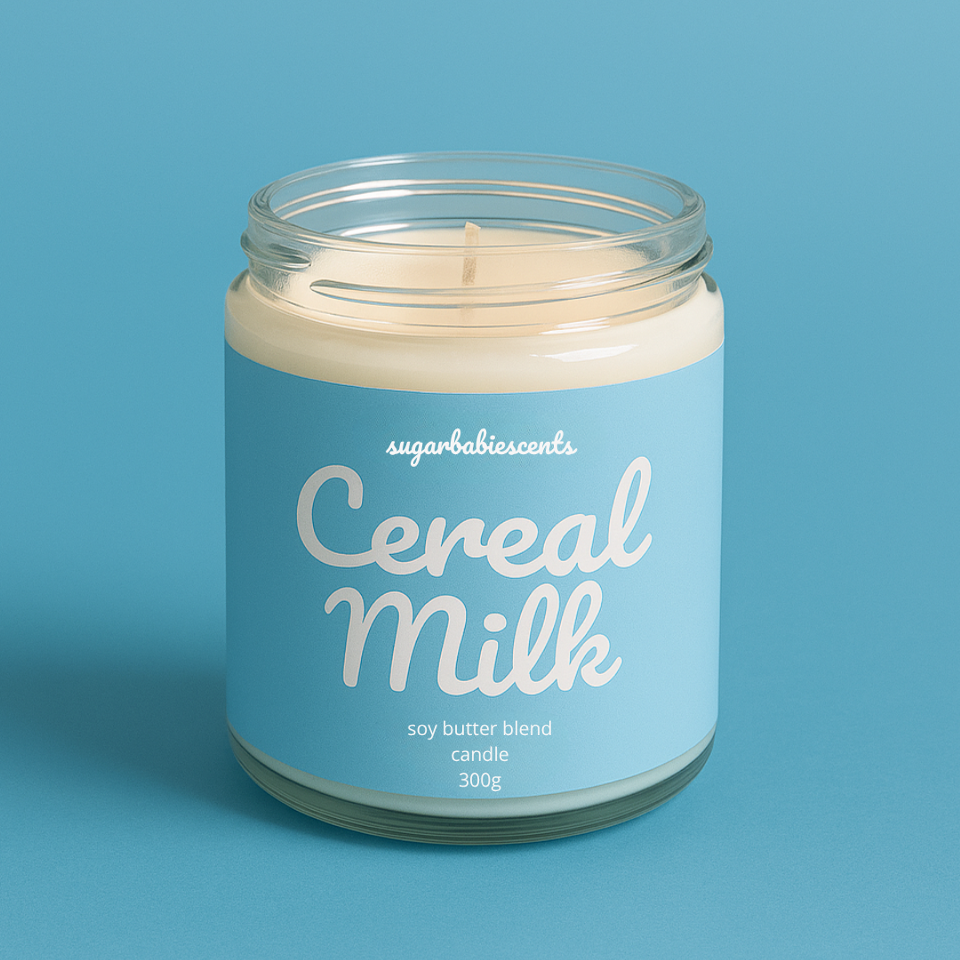CEREAL MILK - butter candle + FREE wax melt