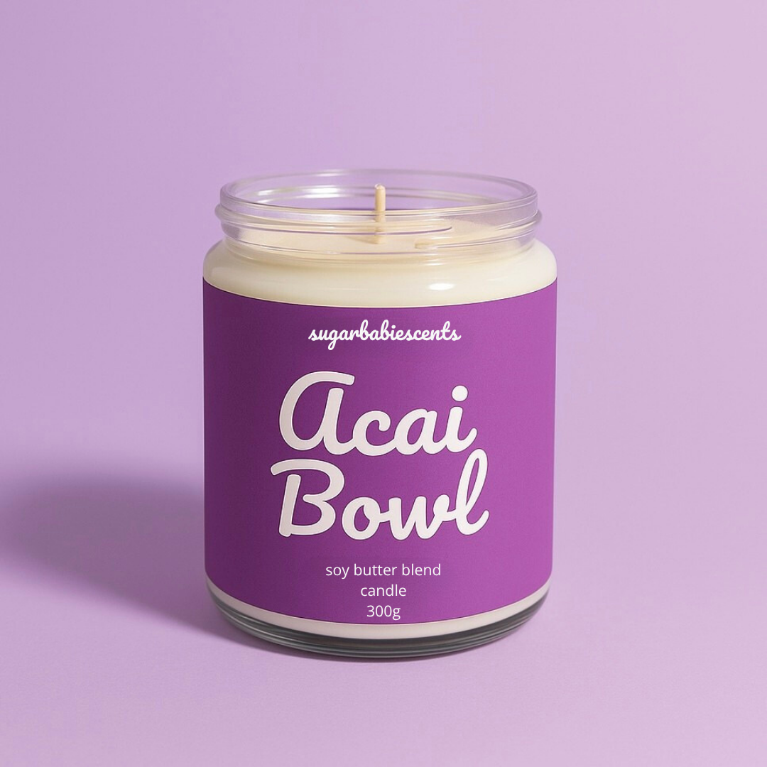 ACAI BOWL - butter candle + FREE wax melt