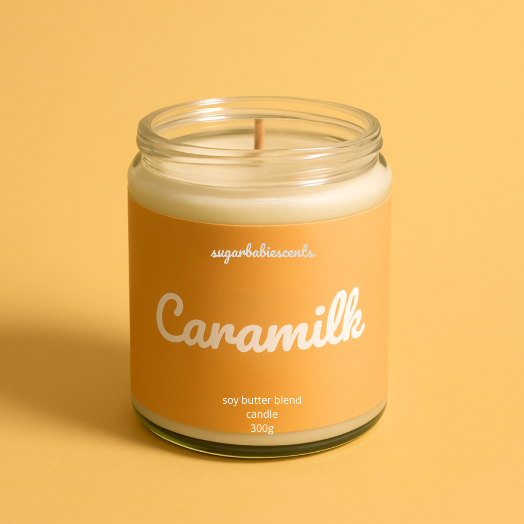CARAMILK - butter candle + FREE wax melt